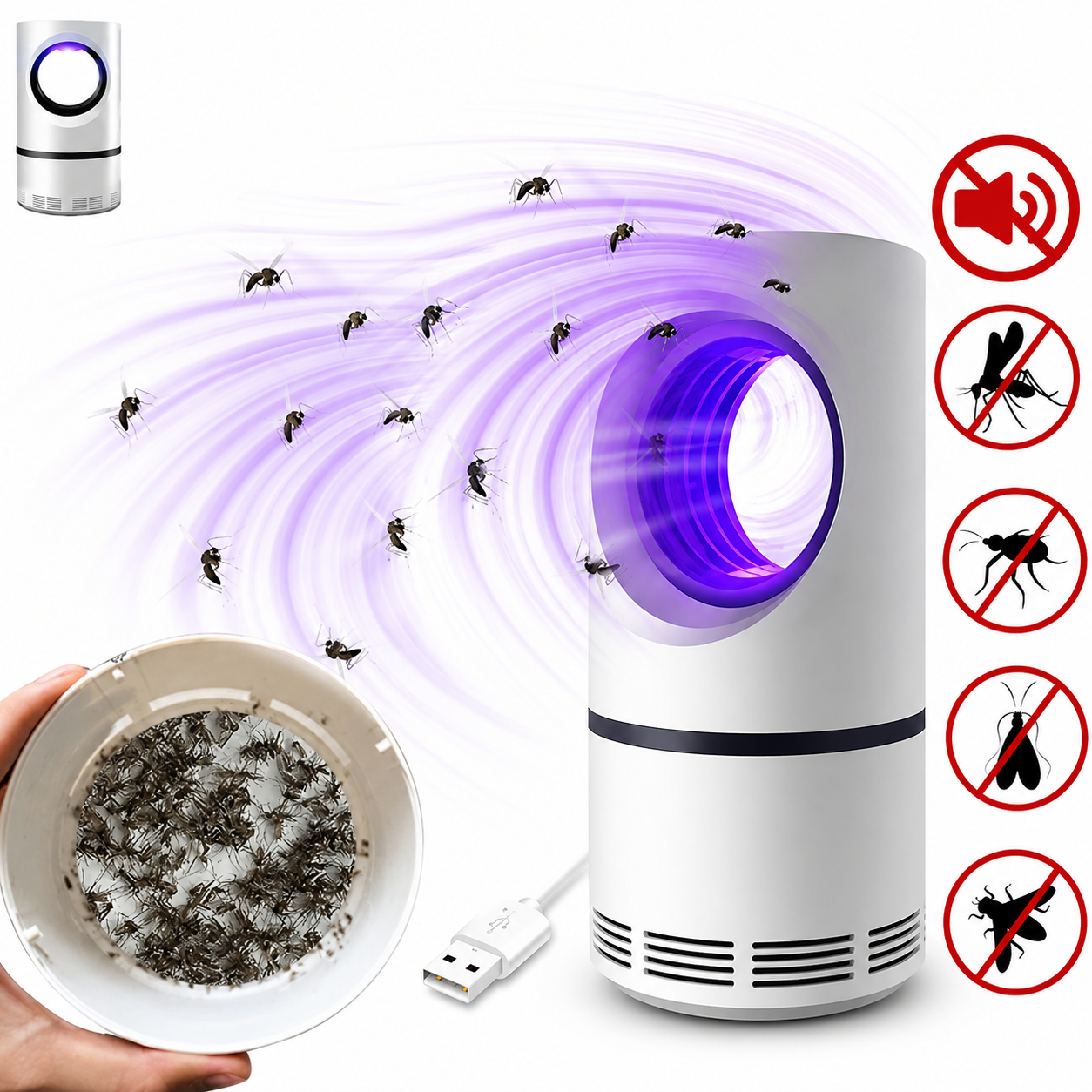 ASPIRATEUR TUEUR DE MOUSTIQUES