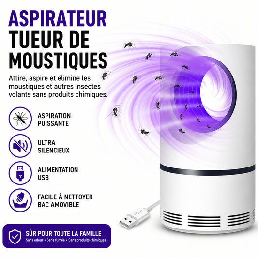 ASPIRATEUR TUEUR DE MOUSTIQUES