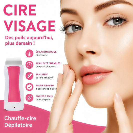 Chauffe-Cire Dépilatoire – Épilation Facile &amp; Peau Douce à Domicile ✨