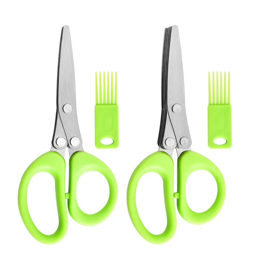 ✂️ Ciseaux à Herbes 5 Lames - Moyen format