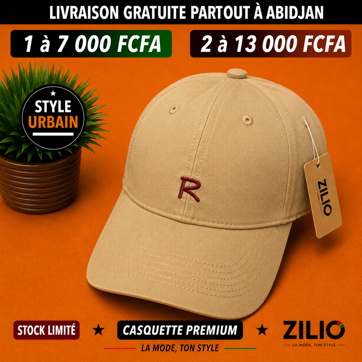 Casquettes "R"