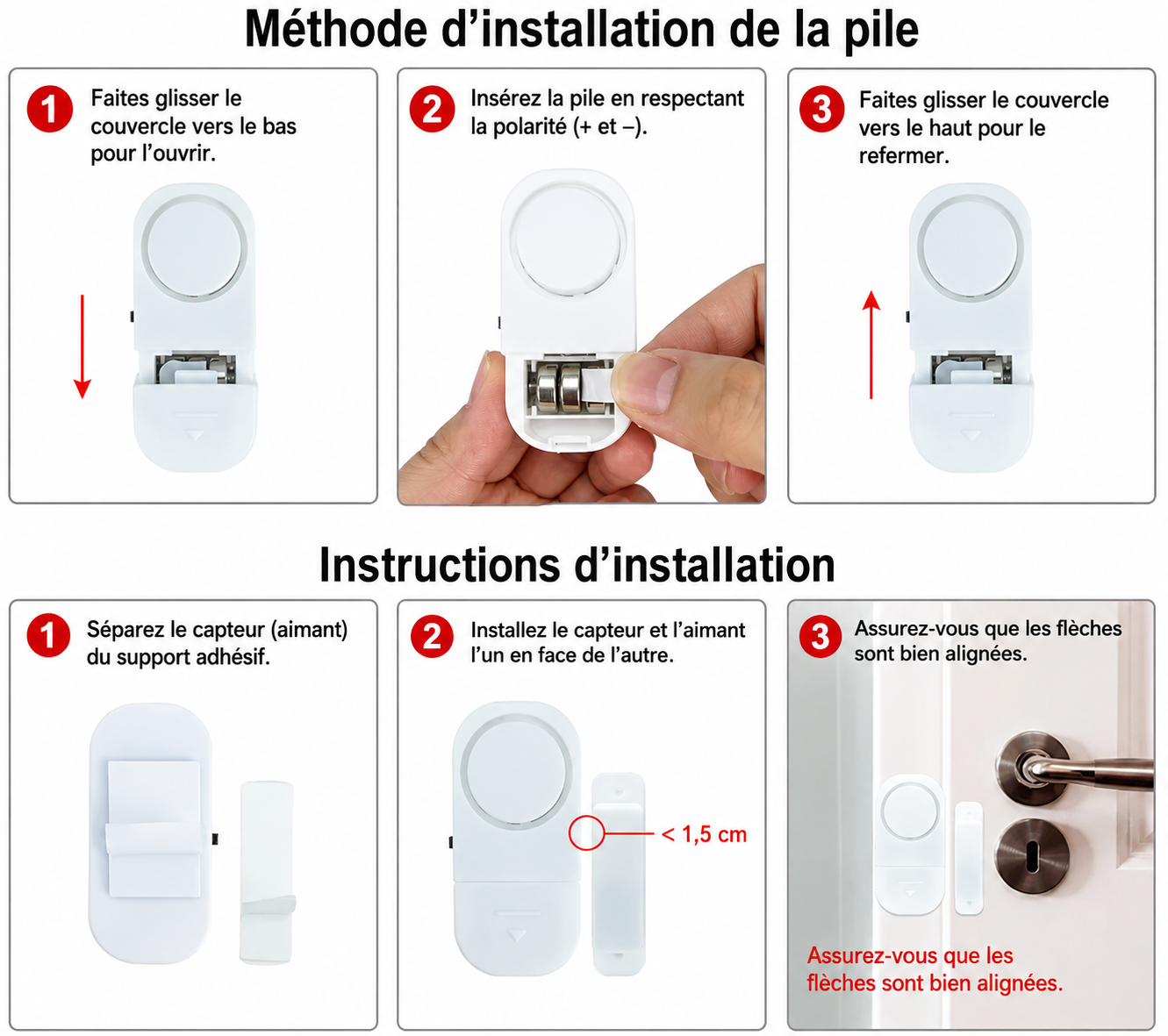 Alarme Porte & Fenêtre