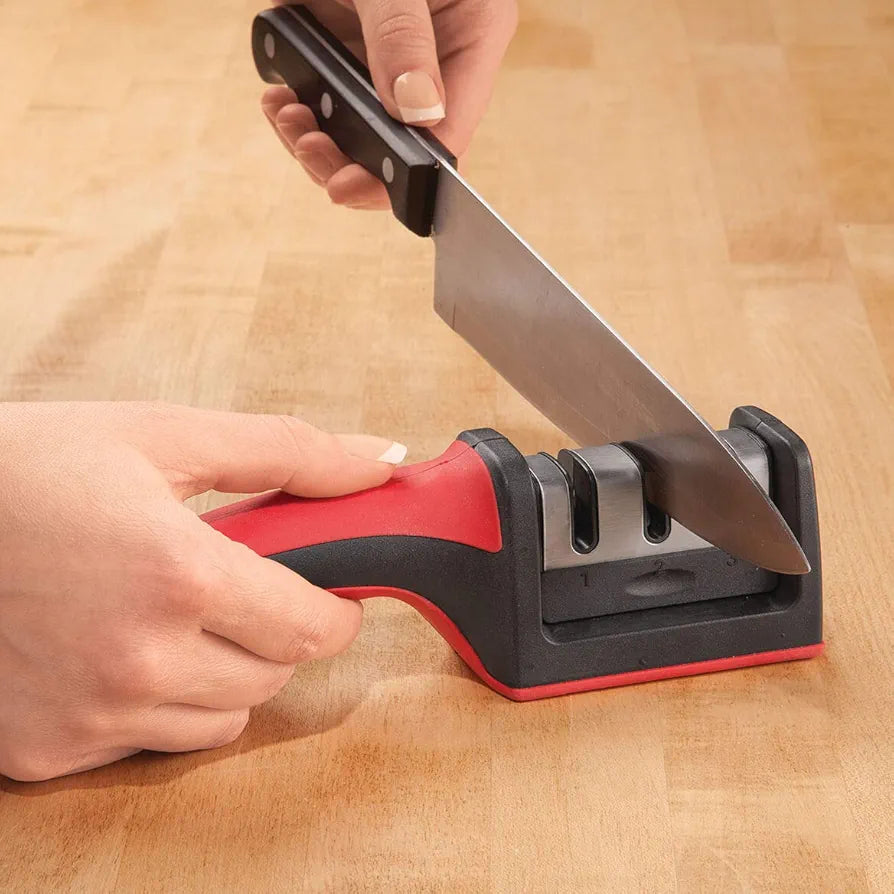 Aiguiseur de Couteaux Professionnel 3-en-1