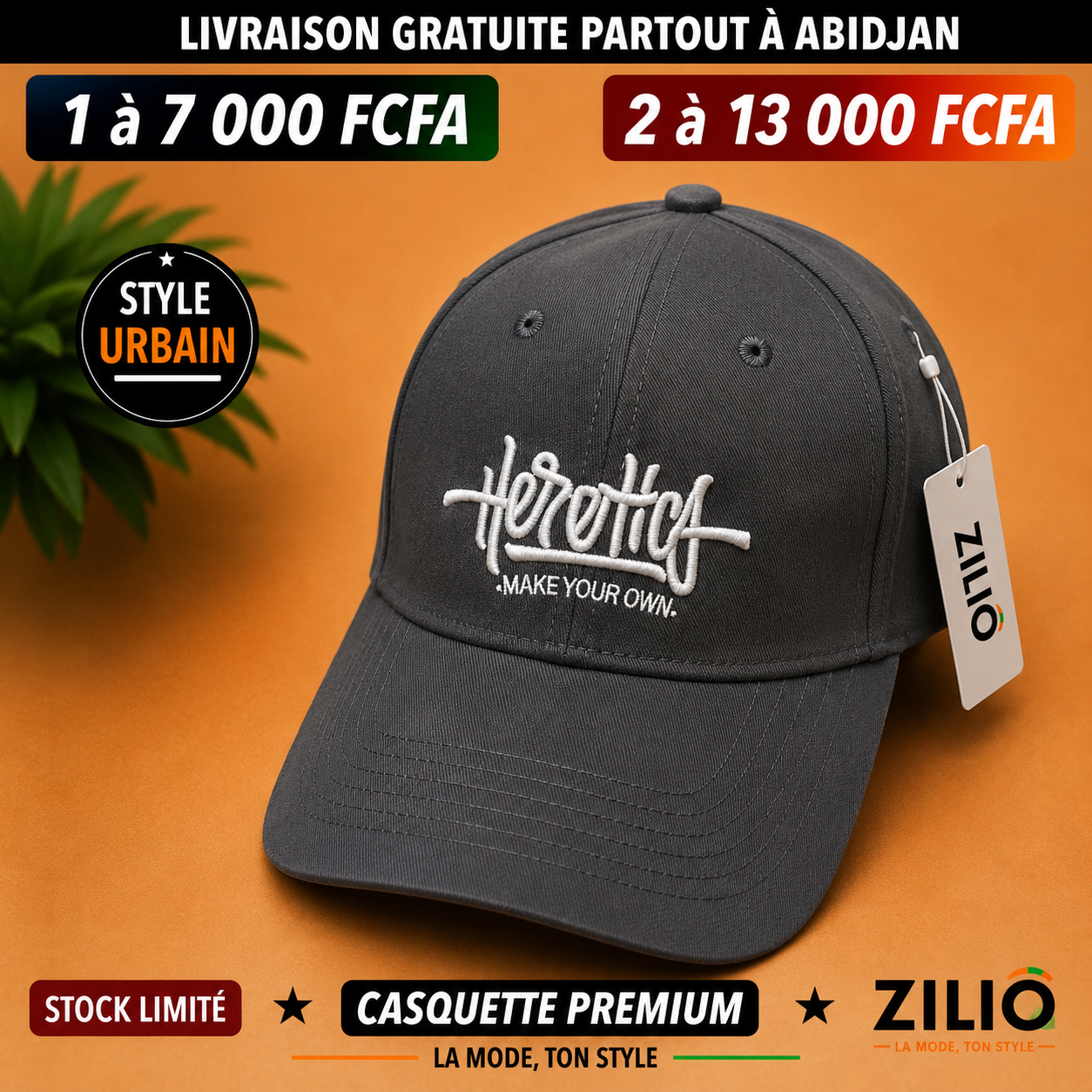 Casquettes Heretics