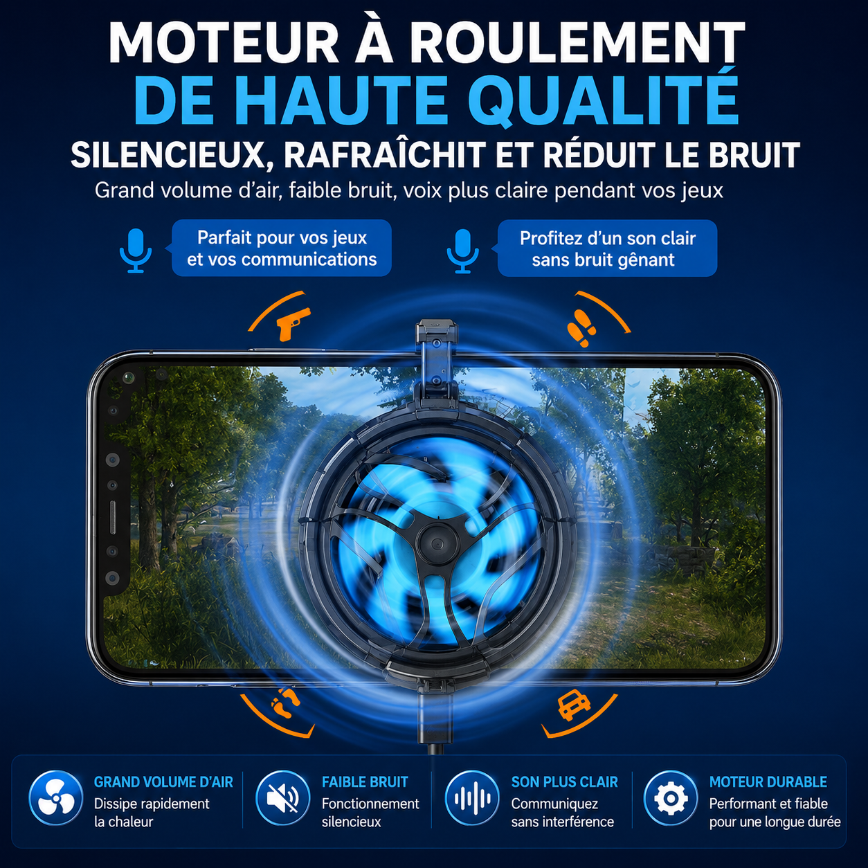 ❄️ Refroidisseur Intelligent pour Smartphone