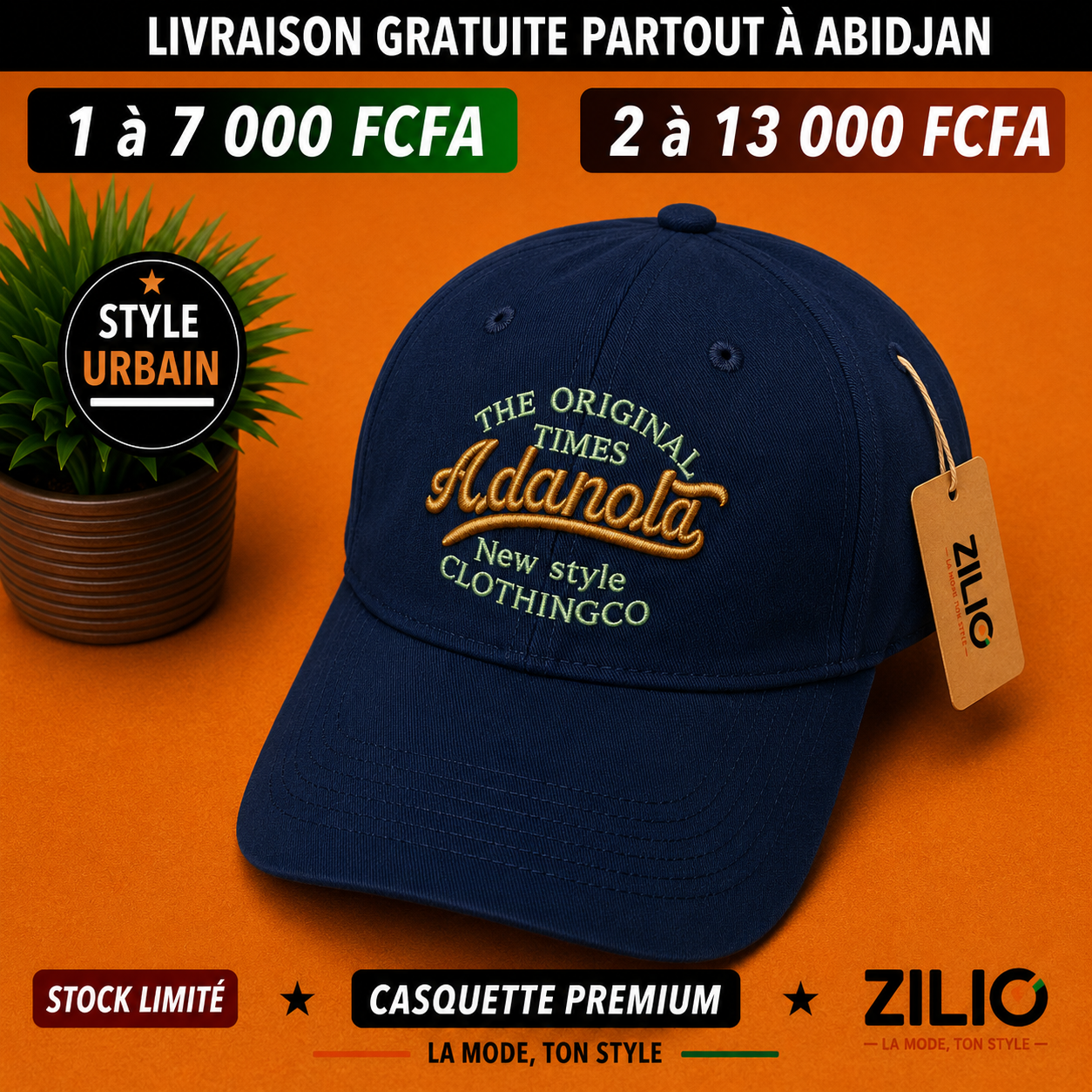 Casquettes Adanata