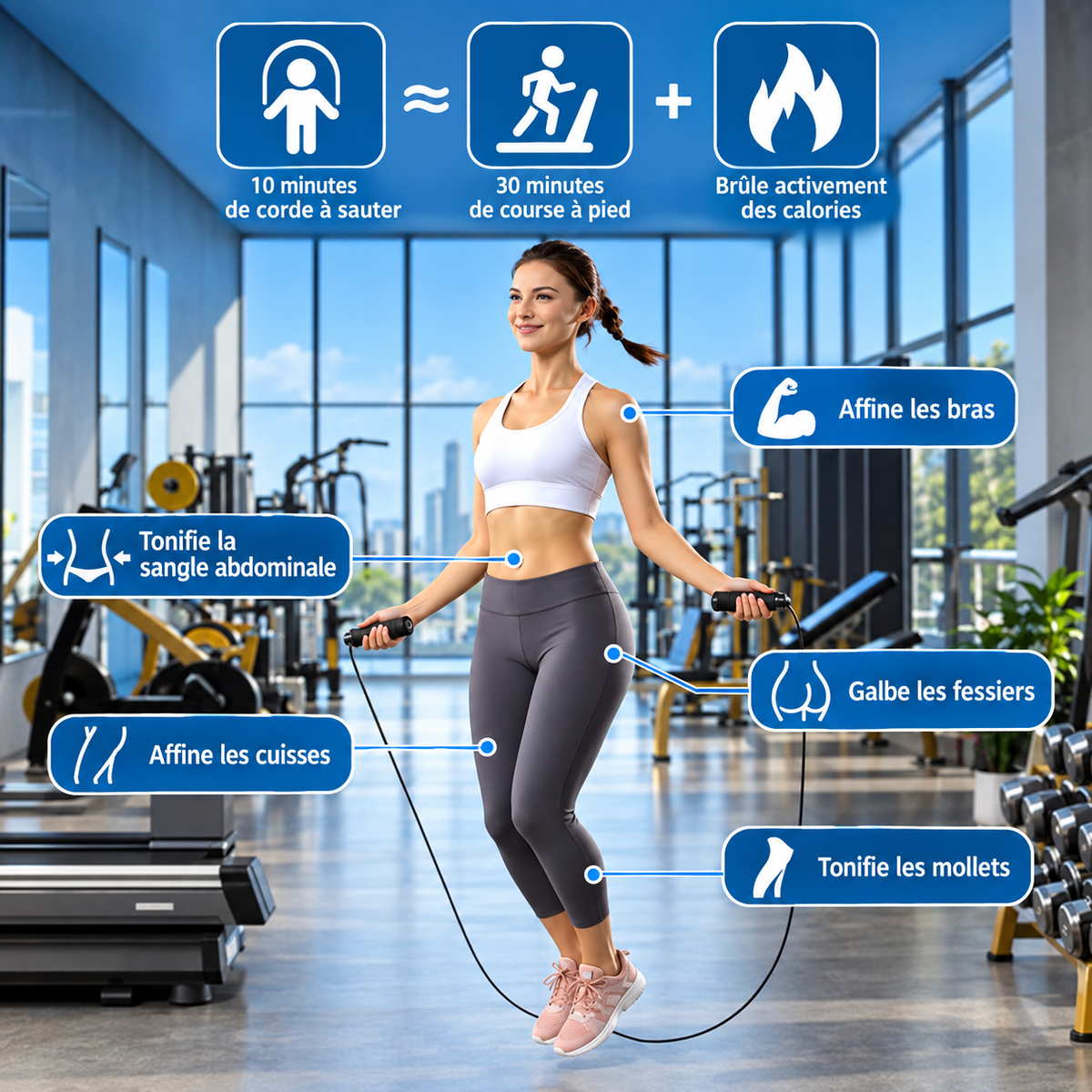 Corde à Sauter Fitness Pro™