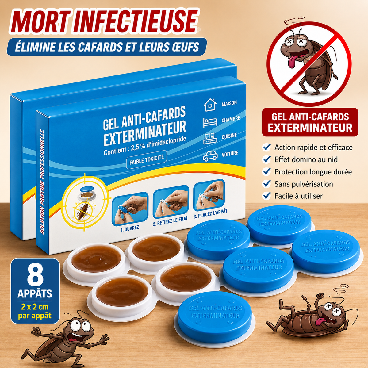 GEL ANTI-CAFARDS EXTERMINATEUR