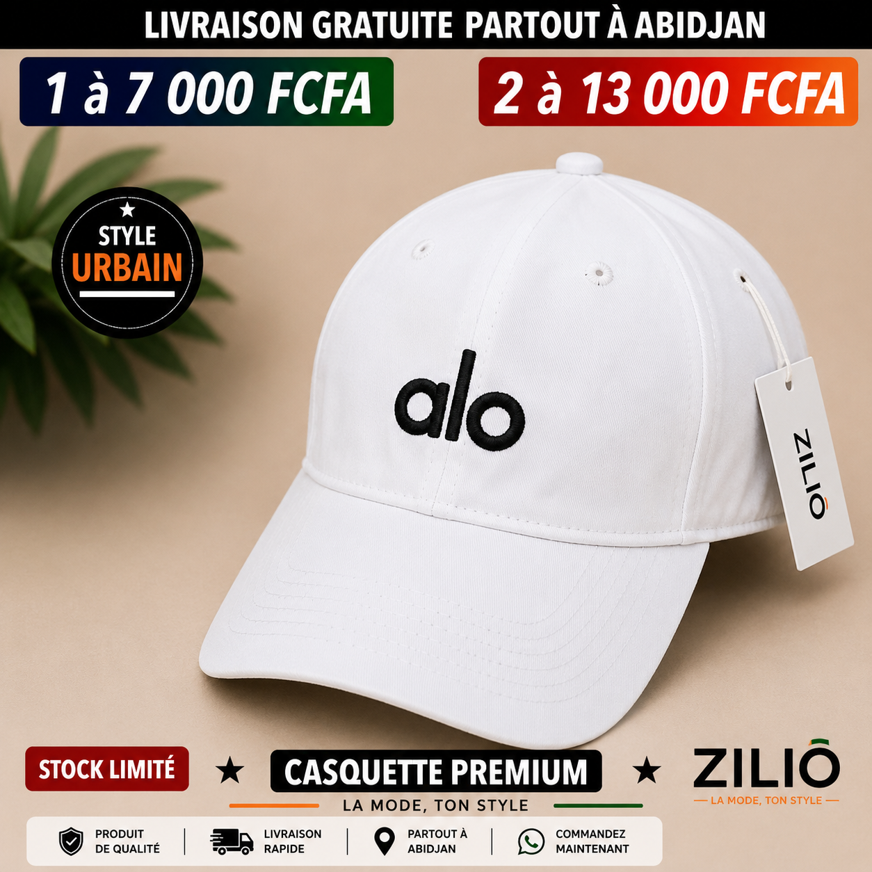 Casquettes alo