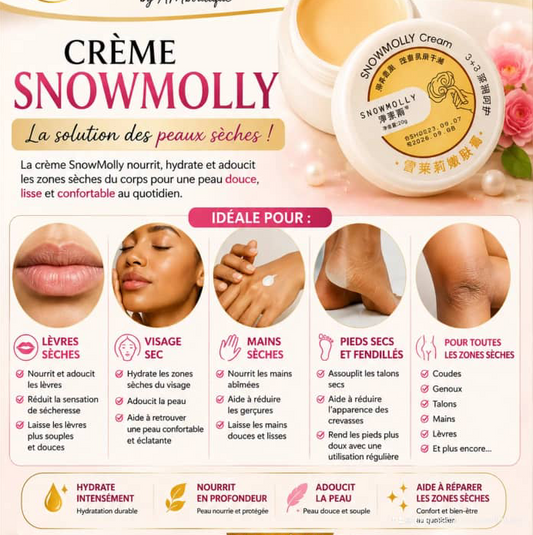 Lot de 3 Crèmes Réparatrice Multi-Zones SNOWMOLLY