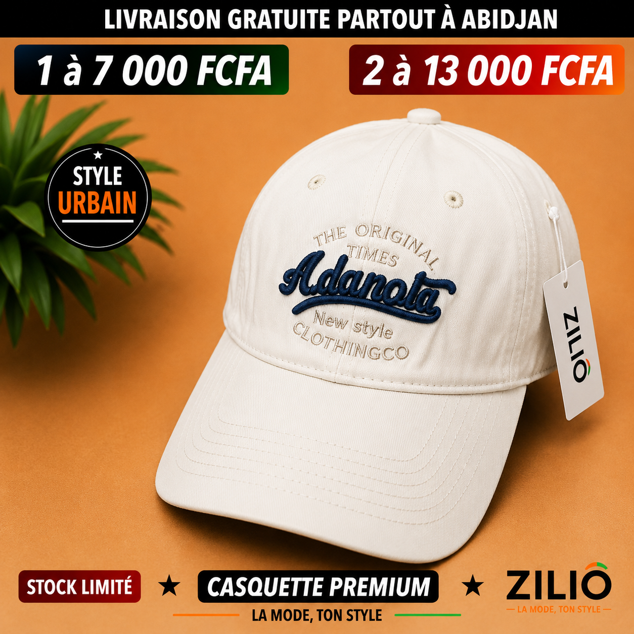 Casquettes Adanata