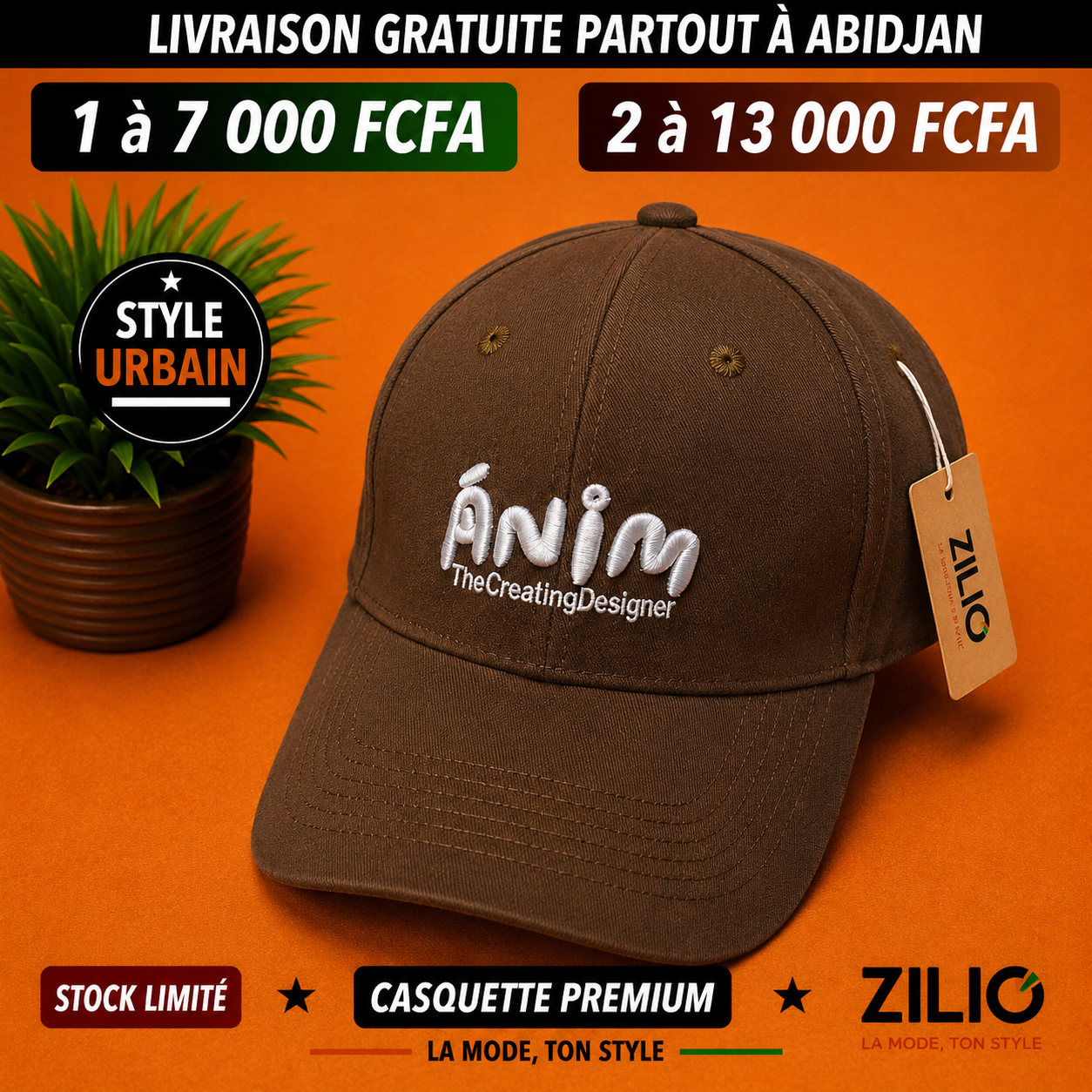 Casquettes Anim