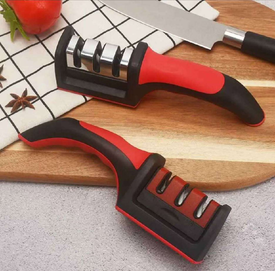 Aiguiseur de Couteaux Professionnel 3-en-1