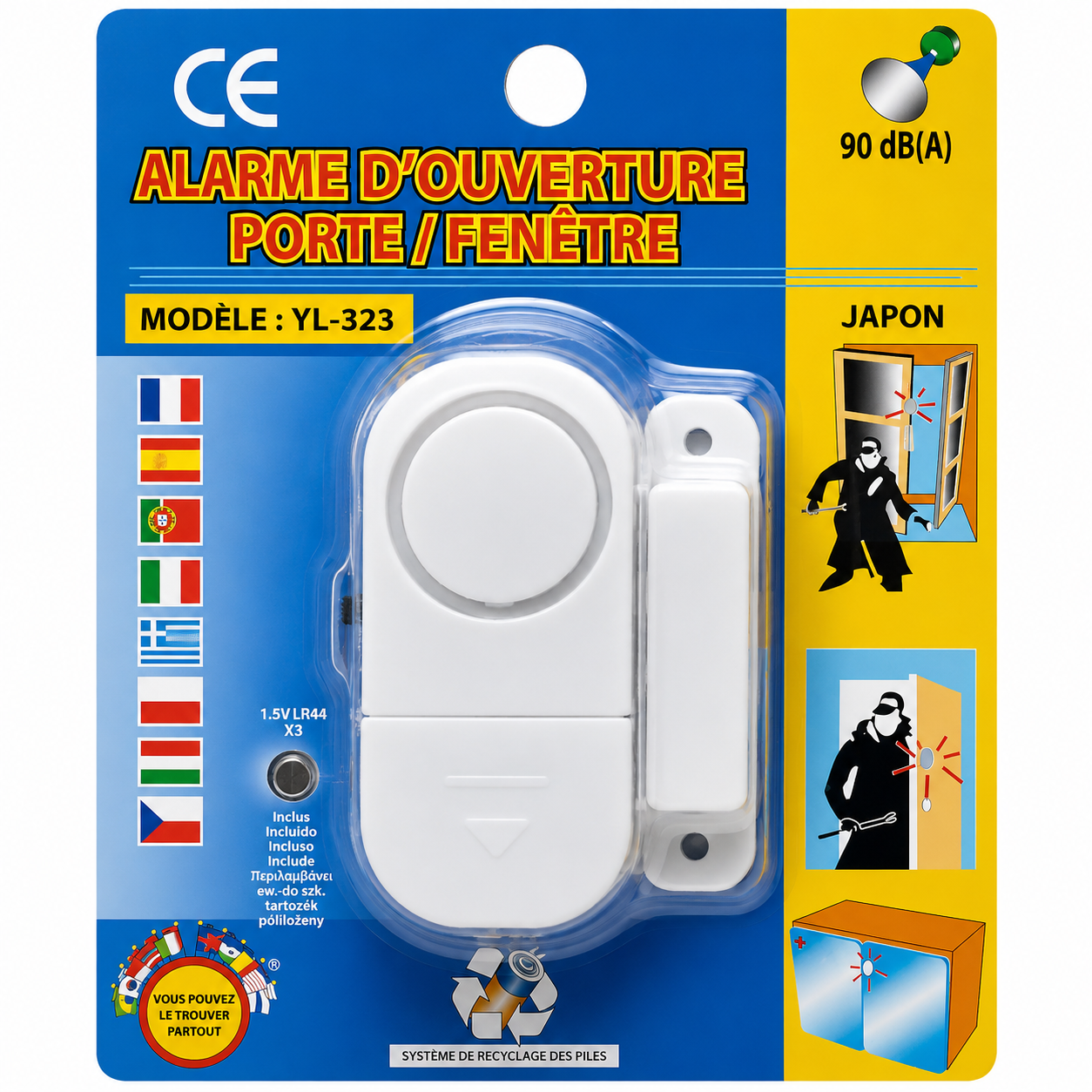 Alarme Porte & Fenêtre