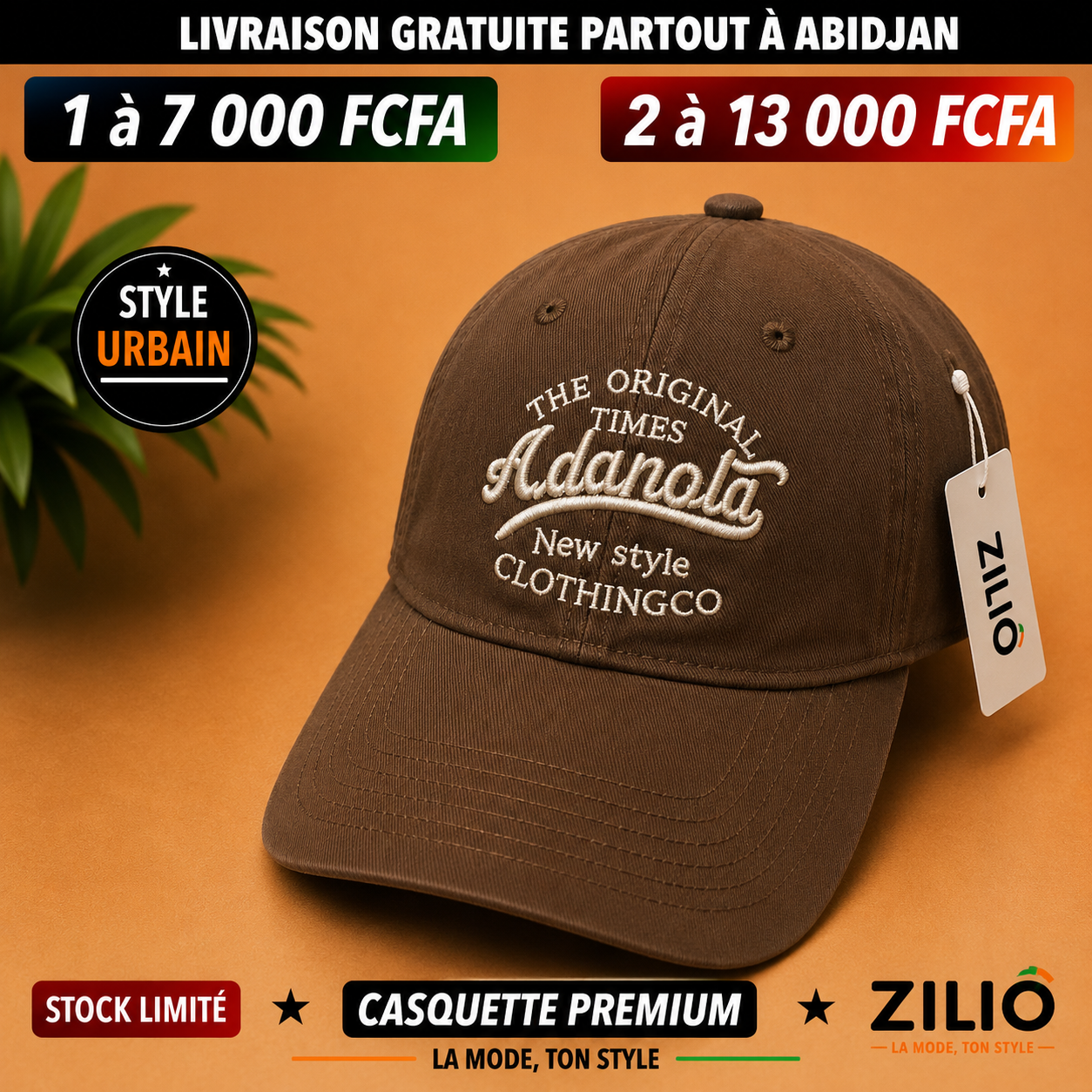 Casquettes Adanata