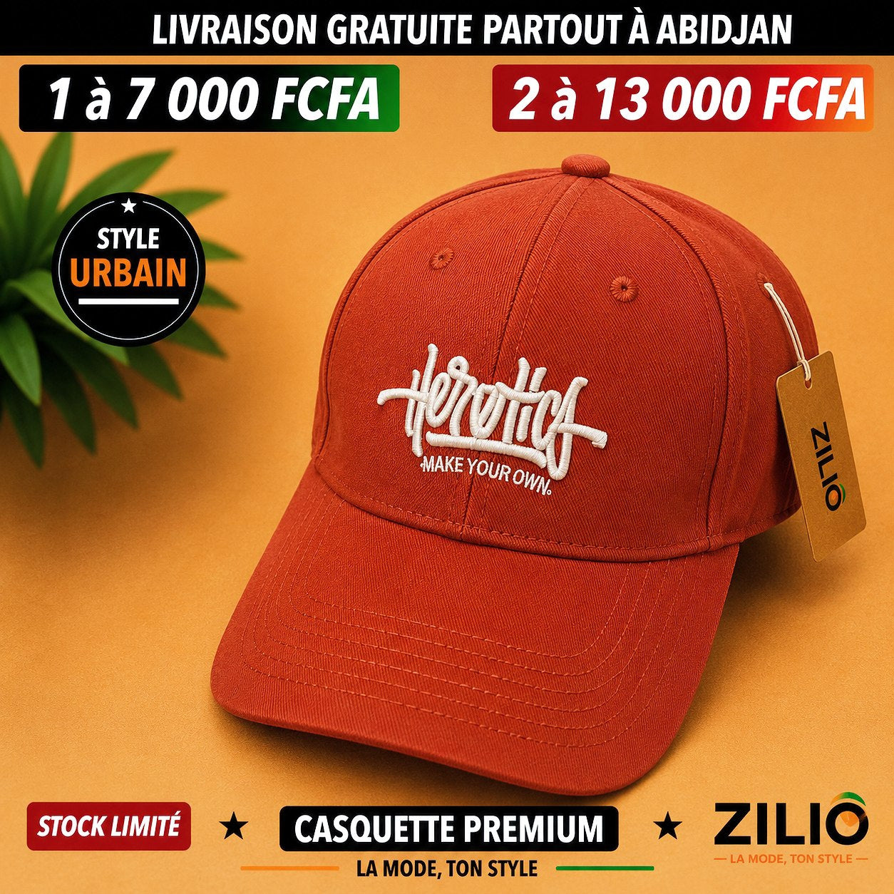 Casquettes Heretics