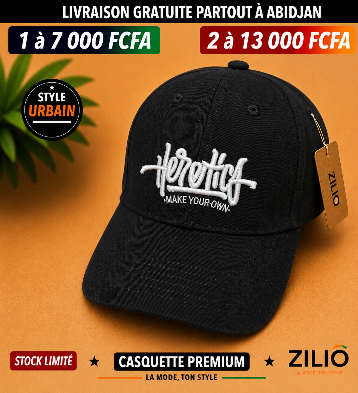 Casquettes Heretics