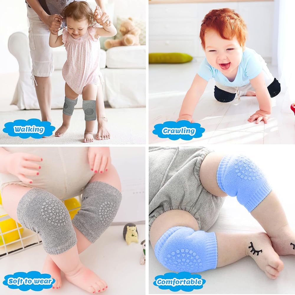 Genouillères Antidérapantes pour Bébé 👶