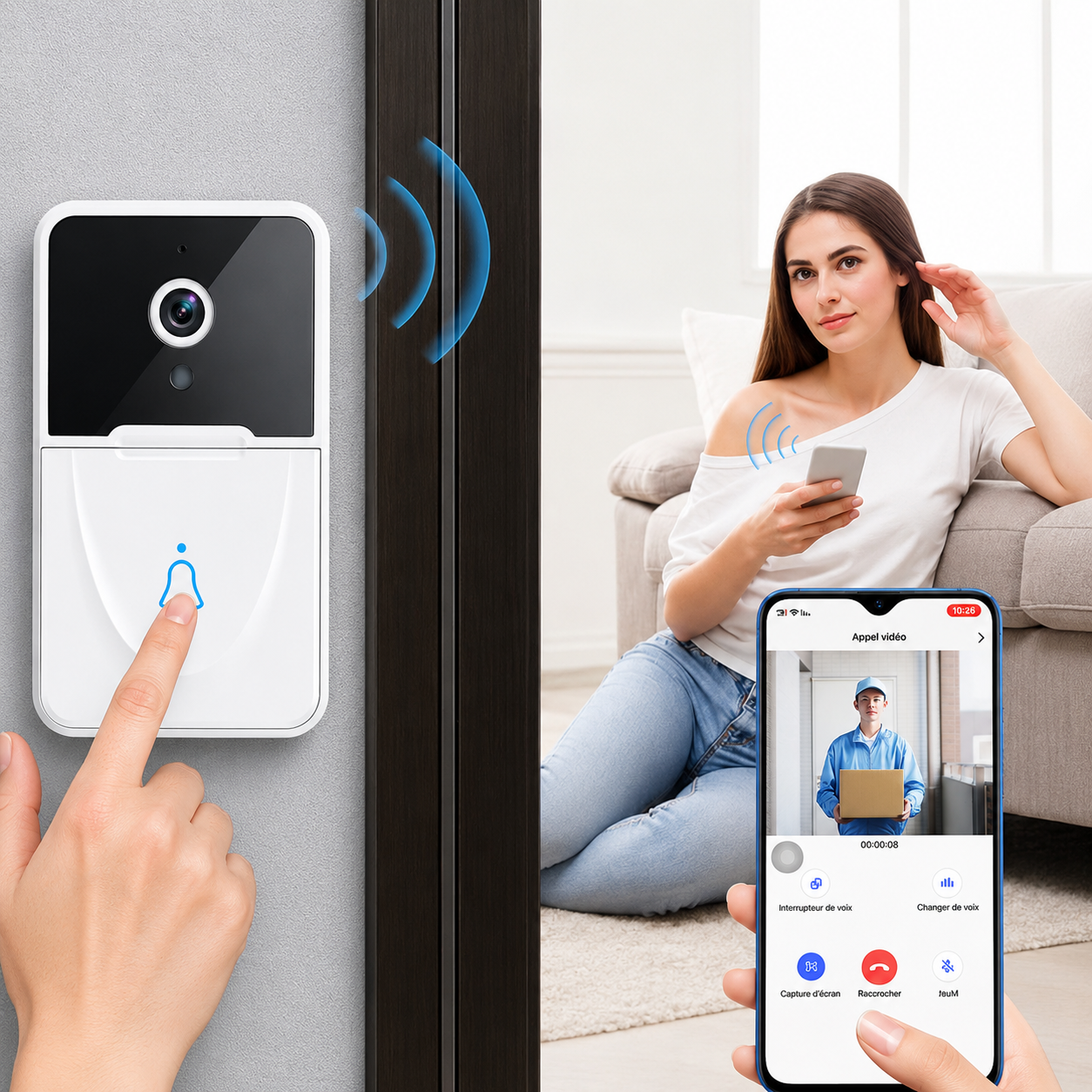 SONNETTE CAMÉRA WIFI